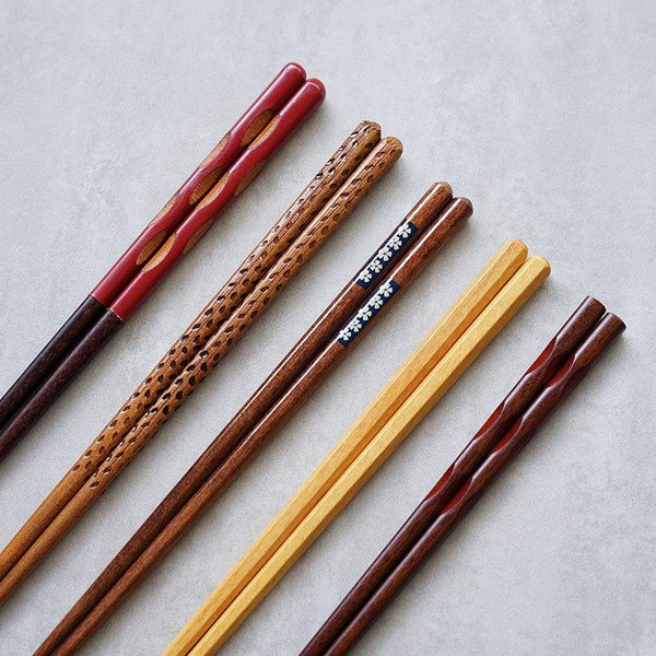 Japanese Wooden Assorted Colors Chopsticks