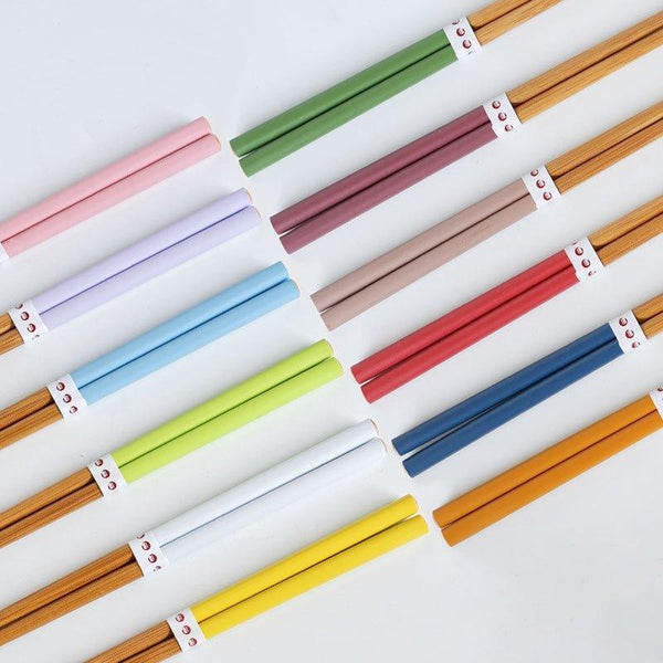 Multi-Colors Japanese Bamboo Chopsticks Sets