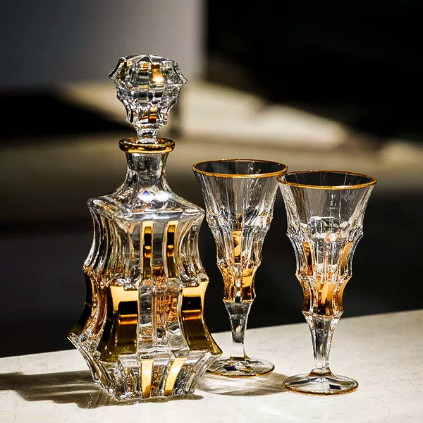 Bohemia Royal Crystal Wine Decanter Set